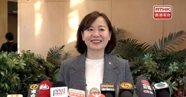 楊美珍表示港鐵未來是要做好6個已落實的新鐵路項目。(林紹鋒攝)