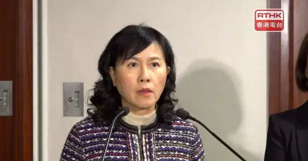 陳美寶說在完善法律條文後，會再諮詢立法會。（葉美薏攝）