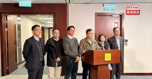 壹傳媒創辦人黎智英案判刑，工聯會對判決表示支持。（鄧鈞尤攝）