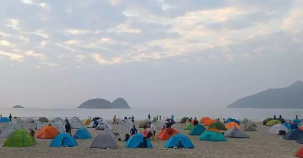 漁護署表示，將研究在郊外景點引入預約或收費制度，包括是否需要為營地設定可容納上限，將於下半年諮詢立法會。（漁護署Facebook圖片）