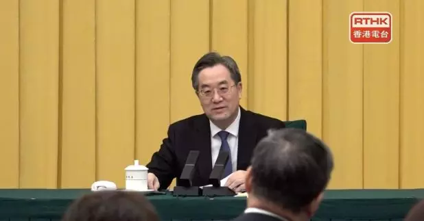 國務院副總理丁薛祥參加港澳地區全國政協委員聯組會。（麥偉康攝）