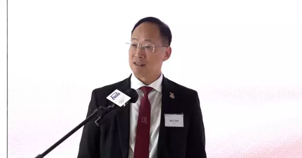 浸大校長衞炳江表示，浸大轄下持續教育學院冀今年第四季完成評審註冊成認可專上學院。（彭冠中攝）