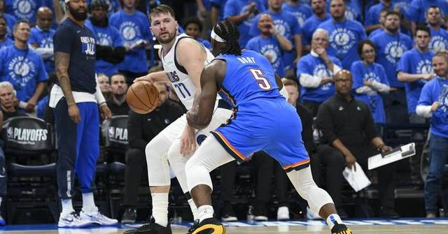 Doncic Scores 29 Points As Mavericks Top Thunder 119-110 To Tie Series ...