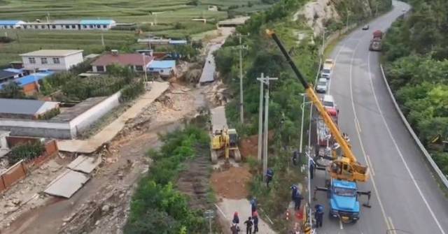 Authorities are working hard to repair infrastructure in rain-stricken Huludao