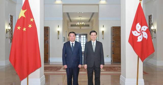 John Lee and Hao Peng Discuss Strengthening Hong Kong-Liaoning ...