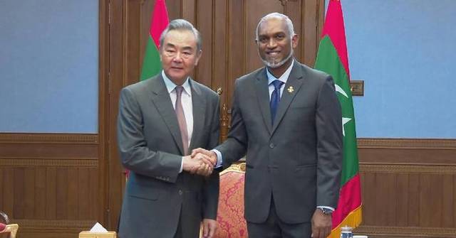 Maldives president meets Chinese FM to deepen bilateral cooperation
