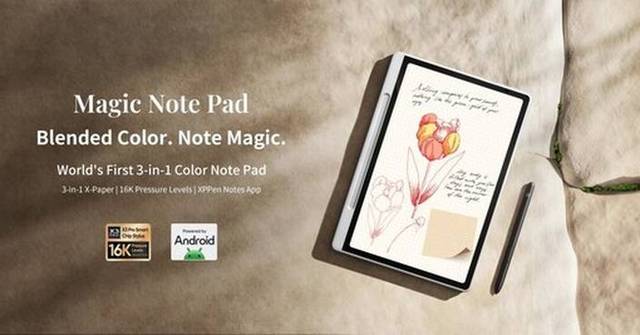 XPPen Unveils Magic Note Pad: Pioneering Digital Note-Taking with the ...