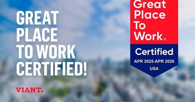 Viant Earns Great Place To Work Certification™ For Fourth Consecutive Year