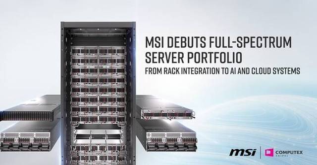 Spectrum Server From Rack Integration to AI and Cloud Systems: MSI Debuts Full-Spectrum ...
