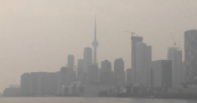 Wildfire smoke causes poor air quality in major Canadian cities