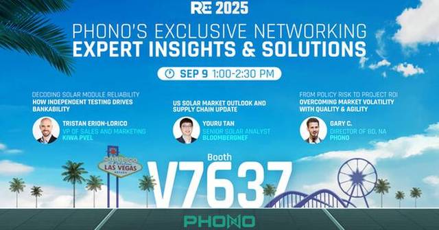 PHONO to Host Expert Networking Event at RE+ 2025: Exploring New ...