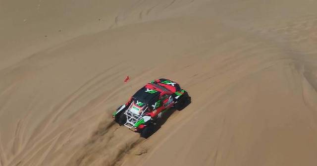 Off Road Rally Desert off-road rally held in Inner Mongolia