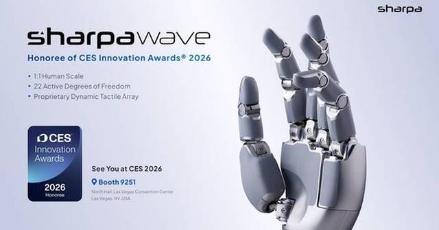 Sharpa Hand Singapore's Sharpa Wins CES 2026 Innovation Award for Groundbreak AI ...
