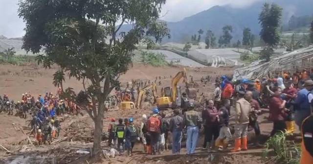 At least 16 killed as landslide, flash floods hit Indonesia's West Java