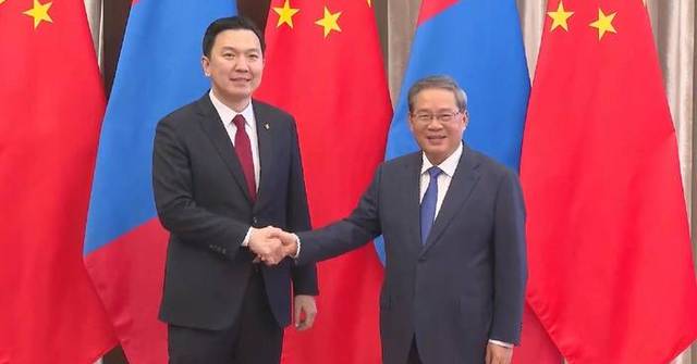 Chinese premier meets Mongolian prime minister