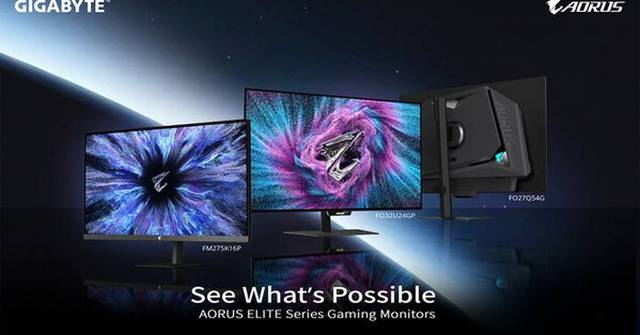 GIGABYTE Introduces the AORUS ELITE Series Gaming Monitor Across OLED and Mini LED Technologies