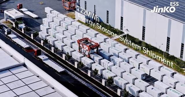 Jinko ESS Delivers 722MWh BESS for India's Large-Scale Power Plant