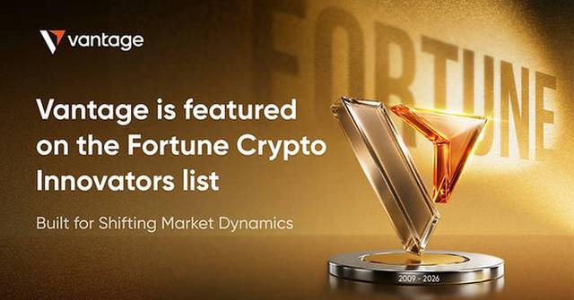 Vantage Secures Position on the Fortune Crypto Innovators List, Highlighting Cross-Market Trading Innovation