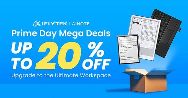 Upgrade Your Productivity: Save 20% on iFLYTEK AINOTE Series This Prime Day