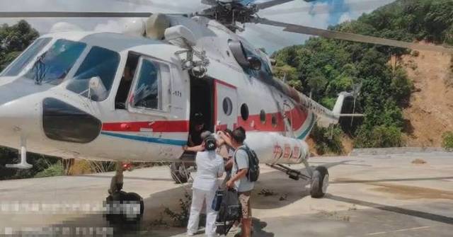Helicopters airdrop supplies, evacuate sick people as Guangxi weathers rainstorm, floods