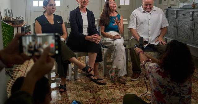 Democratic members of US Congress visit Cuba and compare US energy embargo to 'silent Gaza'