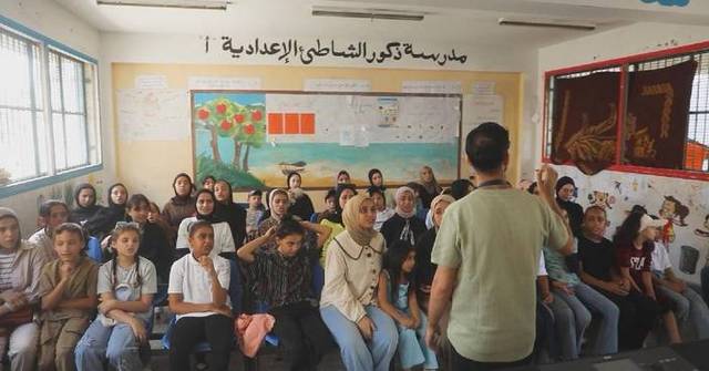 Music offers hope amid turmoil for Gaza children