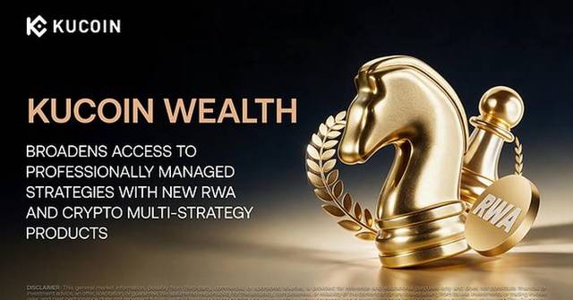 KuCoin Wealth Broadens Access to Professionally Managed Strategies with New RWA and Crypto Multi-Strategy Products