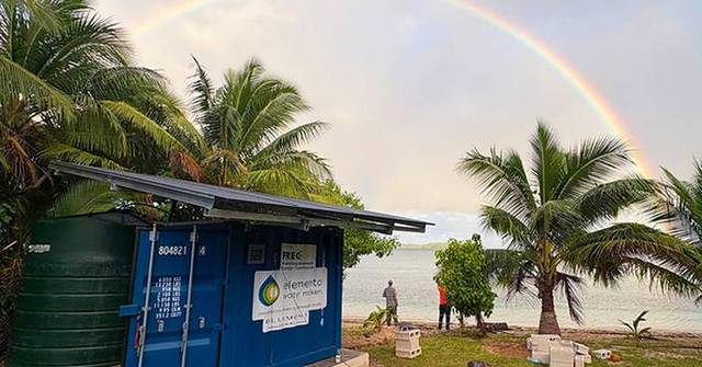 Portable Solar Desalination Delivers Water Security to Remote Tongan Islands