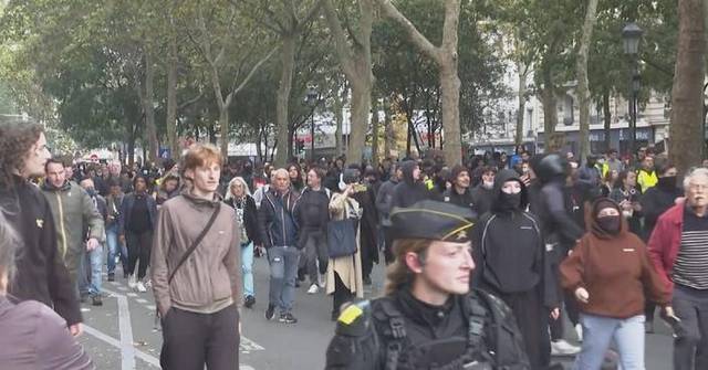 Protests over rising living costs, failing public services erupt across France