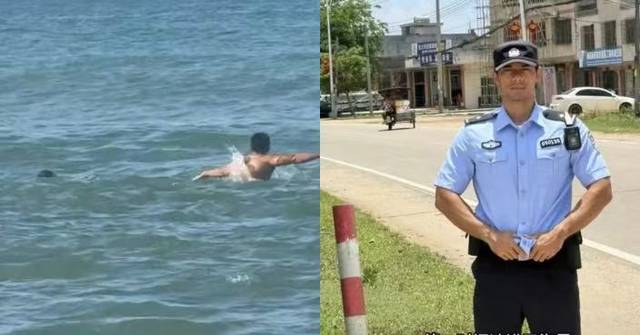 跳海勇救落水男 海南警員意外因俊朗面容結實胸肌爆紅 迷暈一眾網民