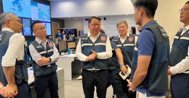天文台總部雨量破8月單日紀錄 陳國基:迅速協調各部門出動