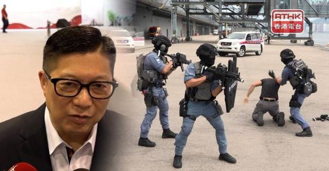 鄧炳強:啟德反恐演練可起震懾力