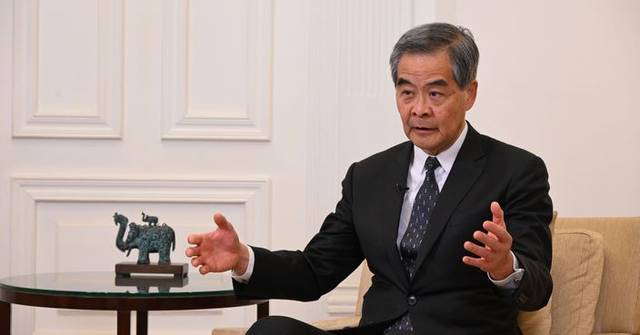 梁振英:籲港人時刻警剔國安風險 要敢於鬥爭善於鬥爭