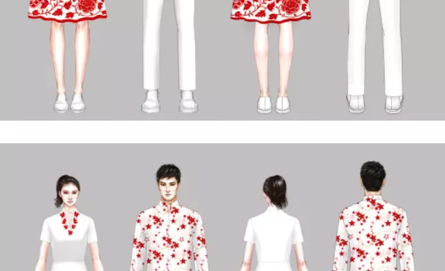 服裝的圖案亦有講究。