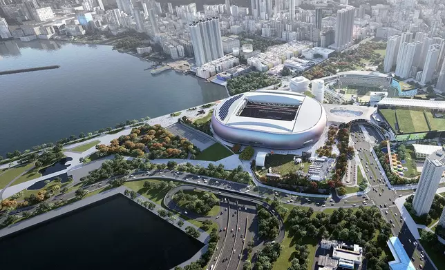 圖四：D3路將連接跑道區至啟德體育園及車站廣場一帶