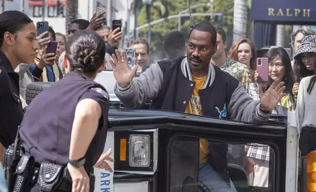 This image released by Netflix shows Eddie Murphy in "Beverly Hills Cop: Axel F." (Netflix via AP)