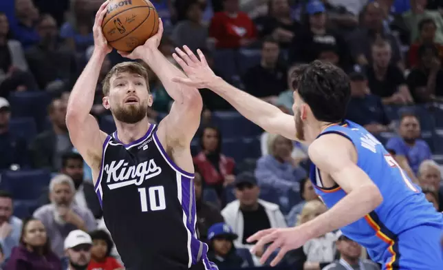 Gilgeous-Alexander scores 40 as Thunder top Kings; Sabonis' double ...