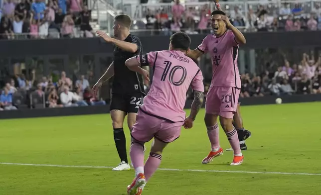 Messi scores twice, Inter Miami beats Nashville SC 3-1