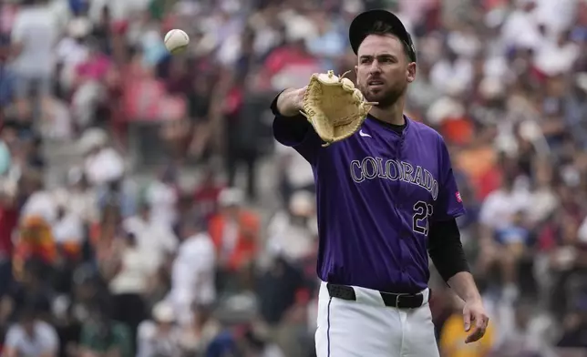 Kyle Tucker homers as the Astros beat the Rockies 8-2 in Mexico City