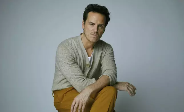 Andrew Scott poses for a portrait to promote the television miniseries "Ripley" on Tuesday, March 26, 2024, in New York. (Photo by Taylor Jewell/Invision/AP)