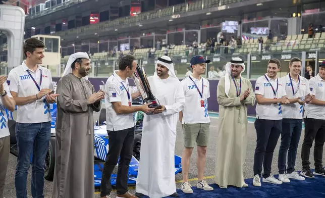 TUM Races to Victory at ASPIRE’s Inaugural Abu Dhabi Autonomous Racing League at Yas Marina Circuit - (Photo: AETOSWire)