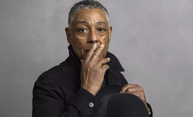 FILE - Cast member Giancarlo Esposito poses for a portrait to promote the AMC television series "Parish" during the Winter Television Critics Association Press Tour on Tuesday, Feb. 6, 2024, at The Langham Huntington Hotel in Pasadena, Calif. (Willy Sanjuan/Invision/AP, File)