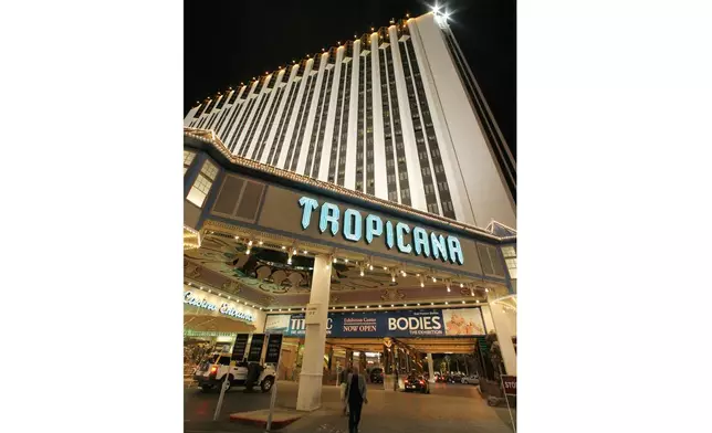 FILE - This March 28, 2007, file photo shows the Tropicana Resort &amp; Casino in Las Vegas. (AP Photo/Jae C. Hong, File)