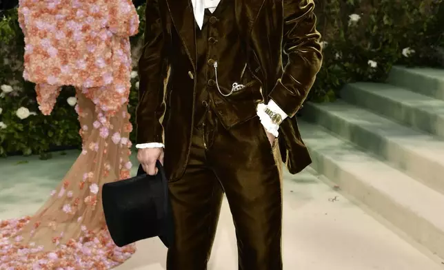 Barry Keoghan attends The Metropolitan Museum of Art's Costume Institute benefit gala celebrating the opening of the "Sleeping Beauties: Reawakening Fashion" exhibition on Monday, May 6, 2024, in New York. (Photo by Evan Agostini/Invision/AP)