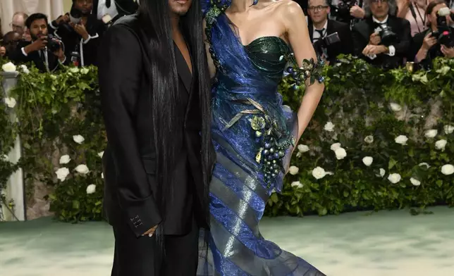 Law Roach, left, and Zendaya attend The Metropolitan Museum of Art's Costume Institute benefit gala celebrating the opening of the "Sleeping Beauties: Reawakening Fashion" exhibition on Monday, May 6, 2024, in New York. (Photo by Evan Agostini/Invision/AP)