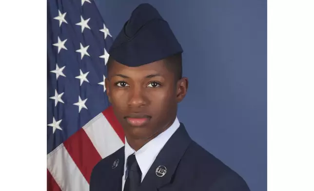 FILE - This photo provided by the U.S. Air Force, shows Senior Airman Roger Fortson in a Dec. 24, 2019, photo. (U.S. Air Force via AP, File)