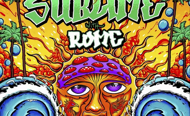 This cover image released by 5 Music International shows the self-titled album by Sublime with Rome. (5 Music International via AP)