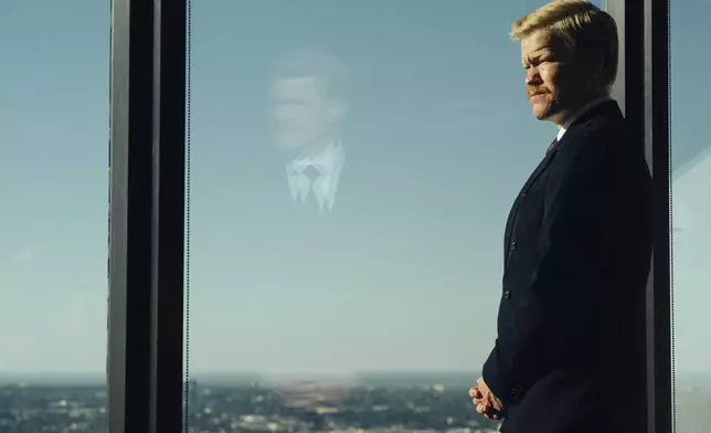 This image released by Searchlight Pictures shows Jesse Plemons in a scene from "Kinds of Kindness." (Atsushi Nishijima/Searchlight Pictures via AP)