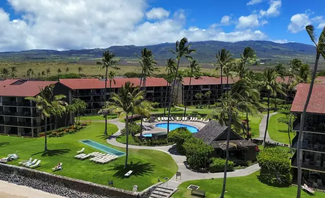 Papakea Resort is seen on Monday, June 24, 2024, in Lahaina, Hawaii. The mayor of Maui County in Hawaii wants to stop owners of thousands of vacation properties from renting to visitors. Instead, he wants the units rented long-term to people who live on Maui to address a chronic housing shortage that intensified after last August’s deadly wildfire. (AP Photo/Mengshin Lin)