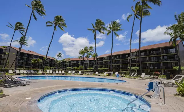 Papakea Resort is seen on Monday, June 24, 2024, in Lahaina, Hawaii. The mayor of Maui County in Hawaii wants to stop owners of thousands of vacation properties from renting to visitors. Instead, he wants the units rented long-term to people who live on Maui to address a chronic housing shortage that intensified after last August’s deadly wildfire. (AP Photo/Mengshin Lin)